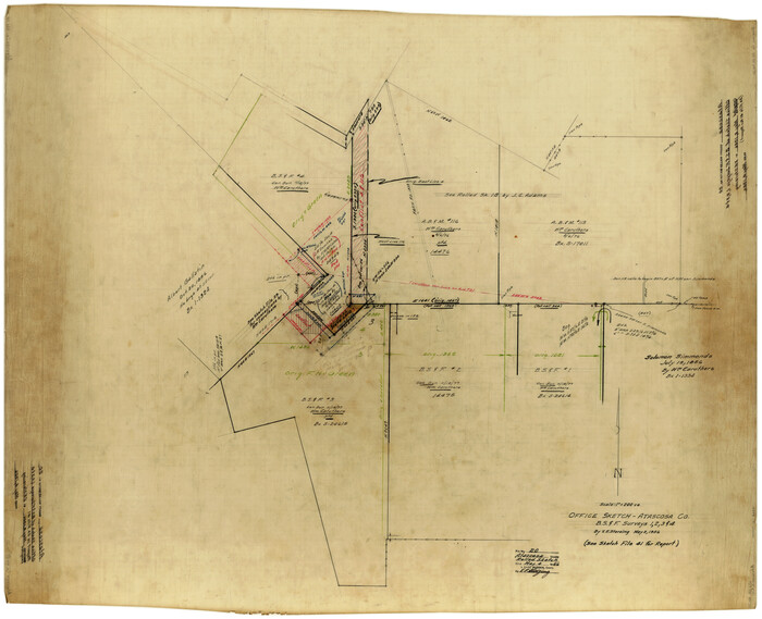 8432, Atascosa County Rolled Sketch 20, General Map Collection
