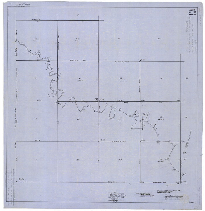 8450, Borden County Rolled Sketch 11, General Map Collection
