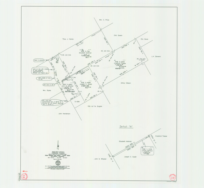 84700, Johnson County Working Sketch 28, General Map Collection