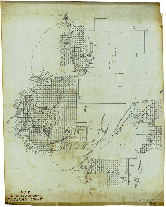 8472, Brewster County Rolled Sketch 19B, General Map Collection