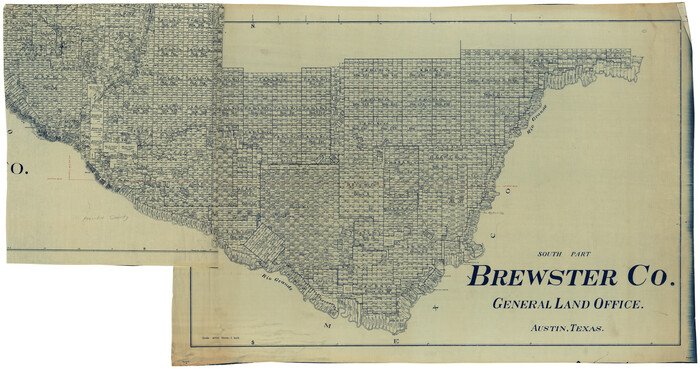 8485, Brewster County Rolled Sketch 60, General Map Collection