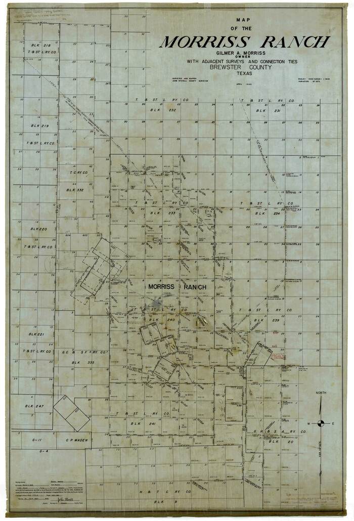 8489, Brewster County Rolled Sketch 65, General Map Collection