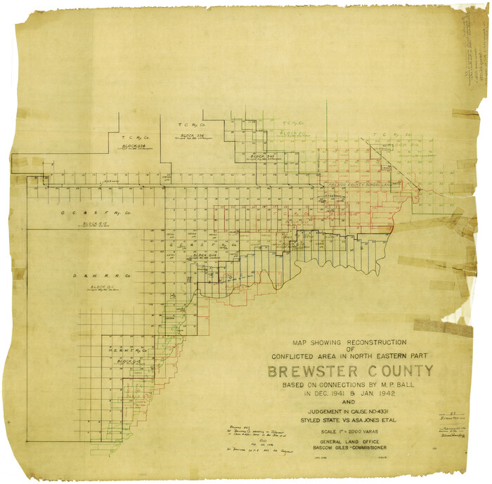 8495, Brewster County Rolled Sketch 83, General Map Collection
