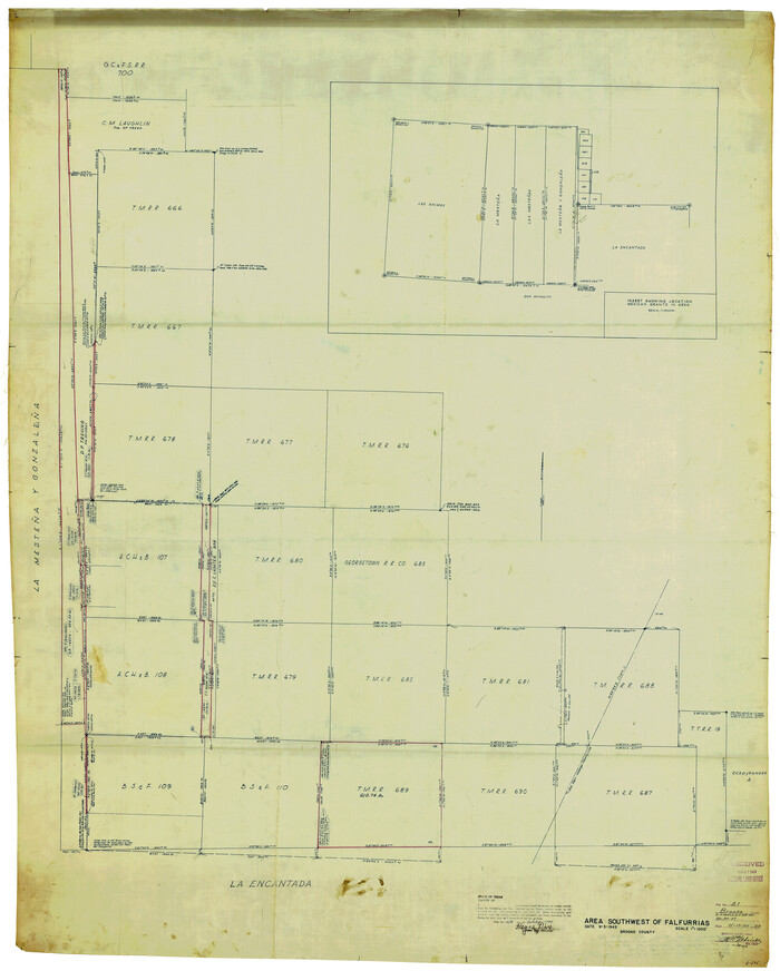 8537, Brooks County Rolled Sketch 21, General Map Collection