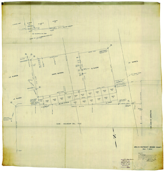 8540, Brooks County Rolled Sketch 27, General Map Collection