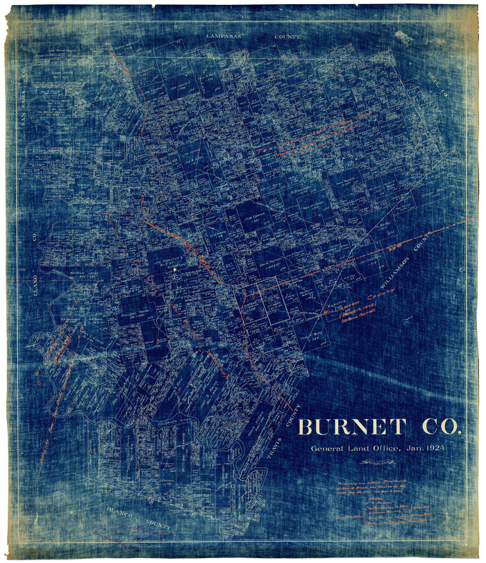 8541, Burnet County Rolled Sketch D, General Map Collection