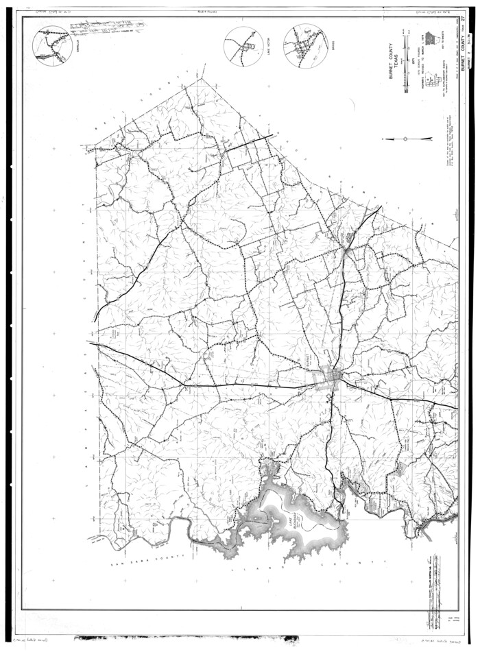 8542, Burnet County Rolled Sketch 5, General Map Collection