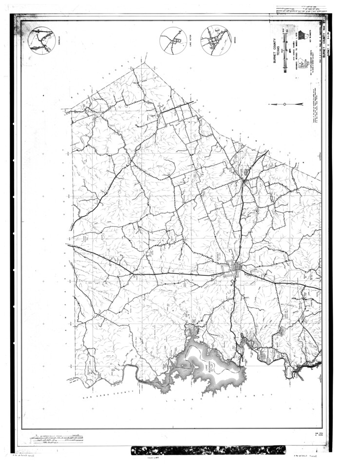 8545, Burnet County Rolled Sketch 9, General Map Collection
