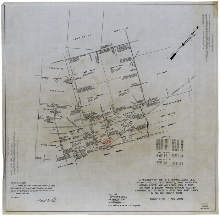 8549, Calhoun County Rolled Sketch 16, General Map Collection