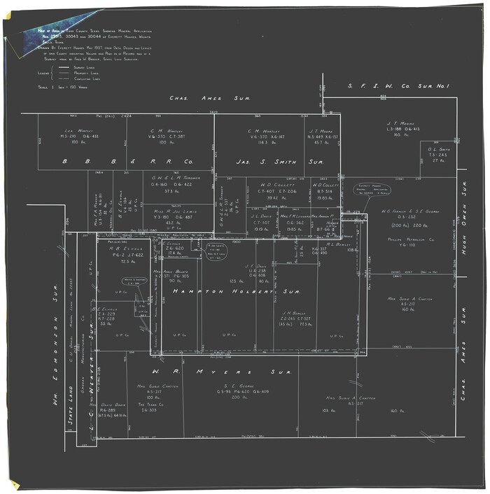 8585, Cass County Rolled Sketch 3, General Map Collection