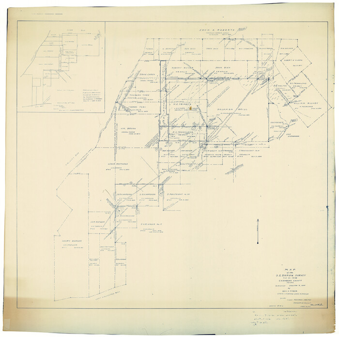 8589, Chambers County Rolled Sketch 21, General Map Collection