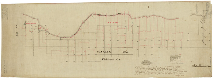 8598, Childress County Rolled Sketch 3, General Map Collection