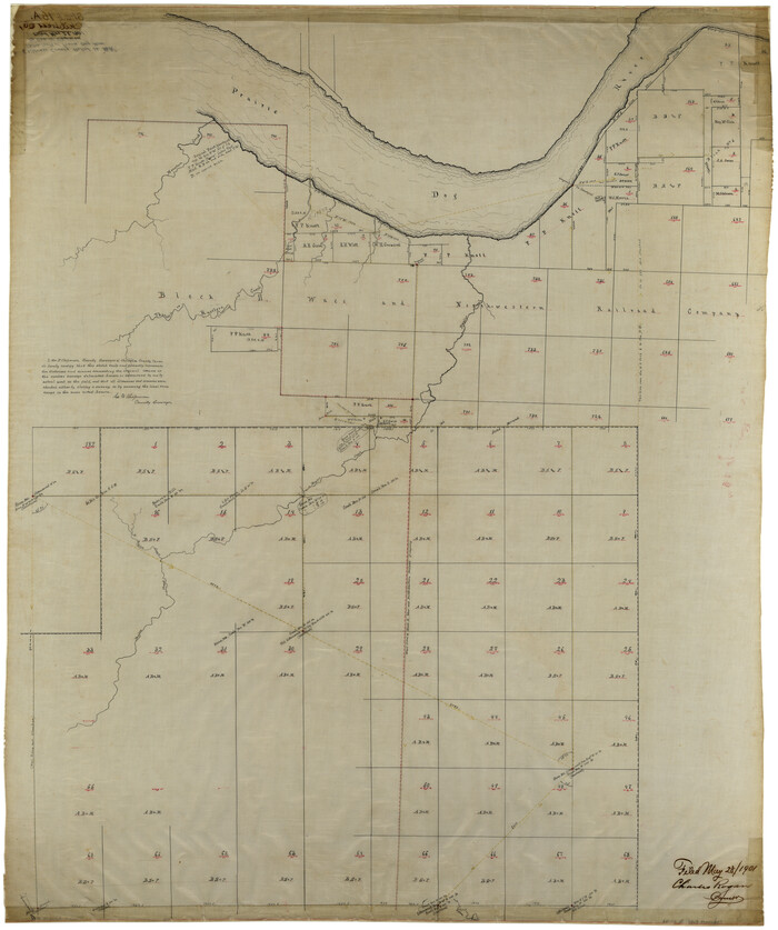 8599, Childress County Rolled Sketch 16A, General Map Collection