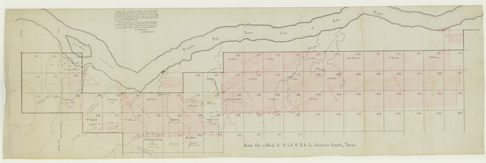 8600, Childress County Rolled Sketch 16B, General Map Collection