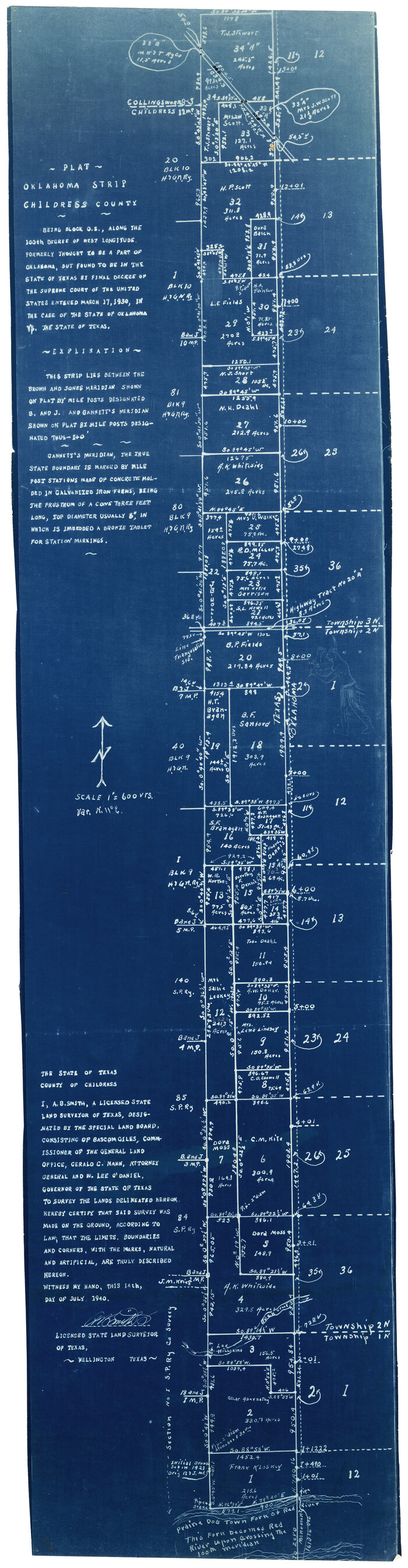 8601, Childress County Rolled Sketch 10, General Map Collection