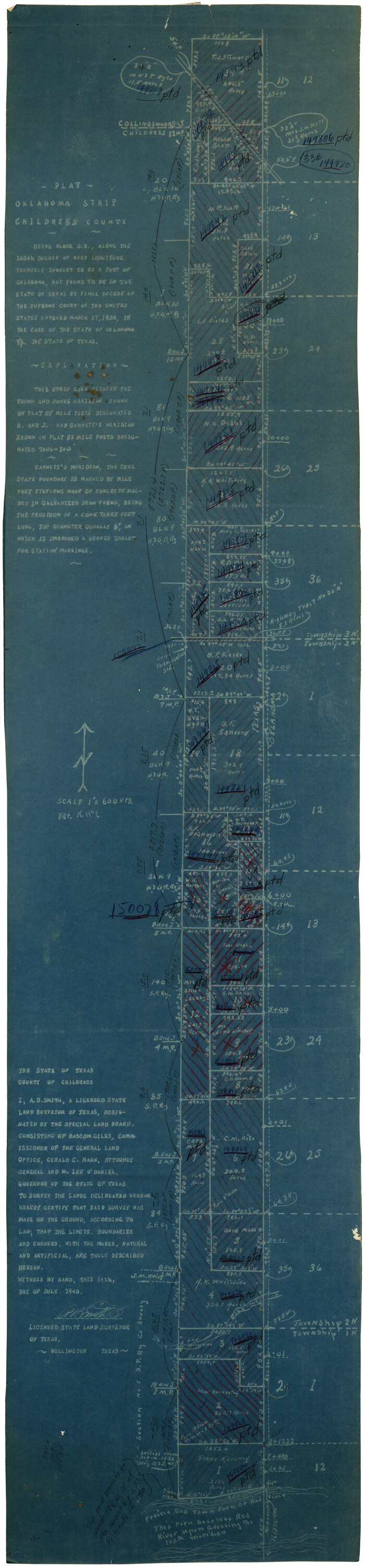 8603, Childress County Rolled Sketch 12, General Map Collection
