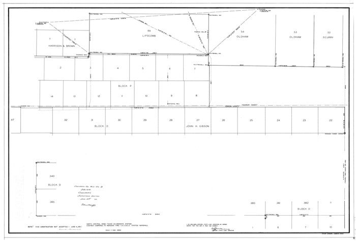 8607, Cochran County Rolled Sketch 3, General Map Collection
