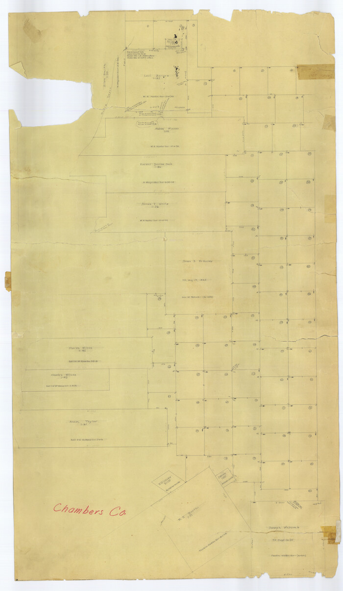 8611, Chambers County Rolled Sketch 7, General Map Collection