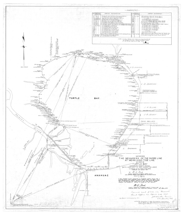 8613, Chambers County Rolled Sketch 12, General Map Collection