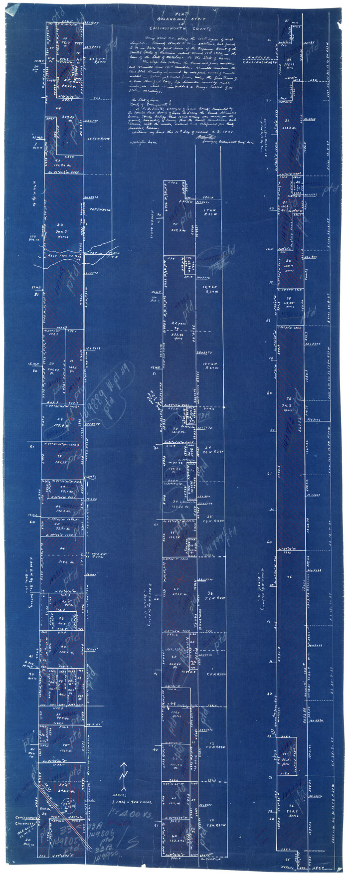 8639, Collingsworth County Rolled Sketch 3, General Map Collection