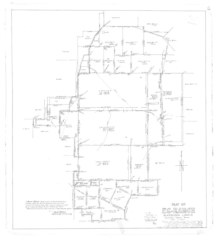 8642, Colorado County Rolled Sketch 3, General Map Collection