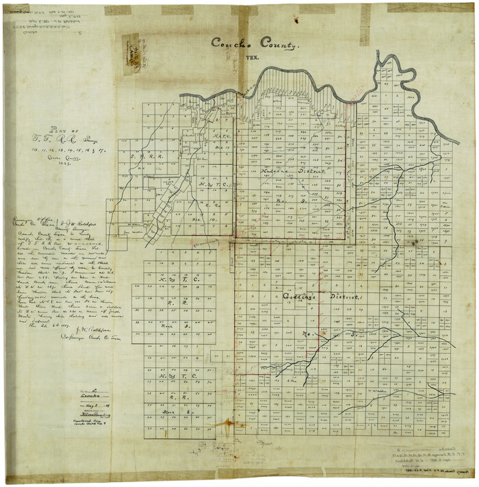 8647, Concho County Rolled Sketch 2, General Map Collection