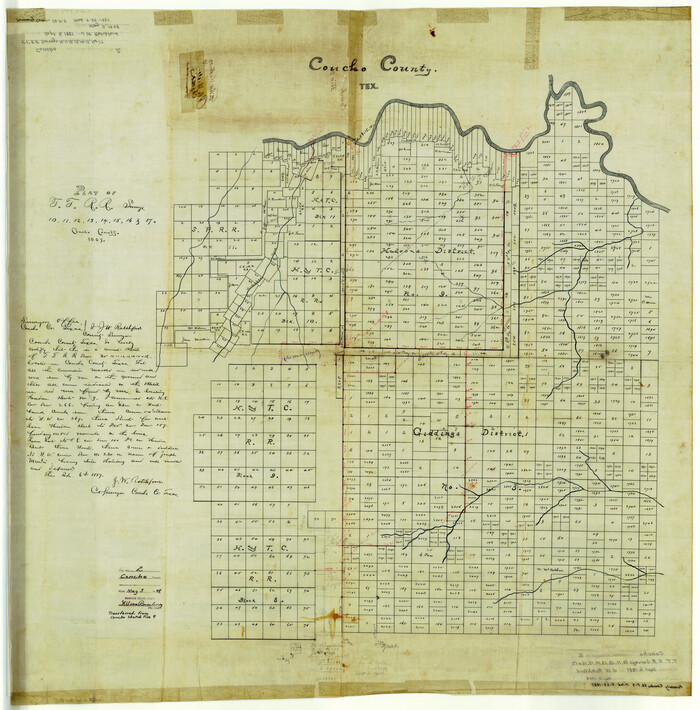 8647, Concho County Rolled Sketch 2, General Map Collection