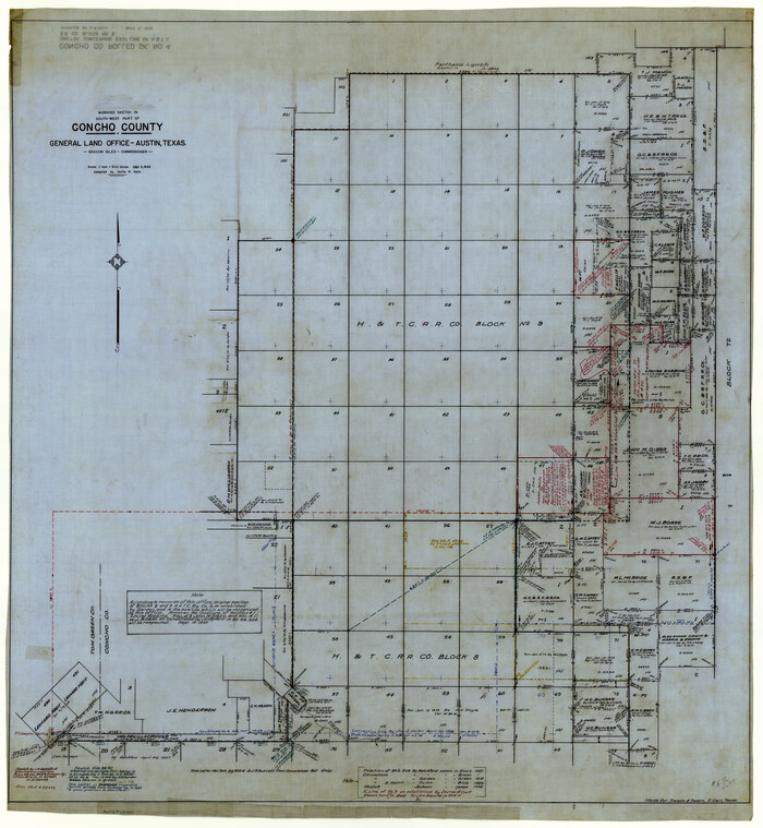 8649, Concho County Rolled Sketch 4, General Map Collection