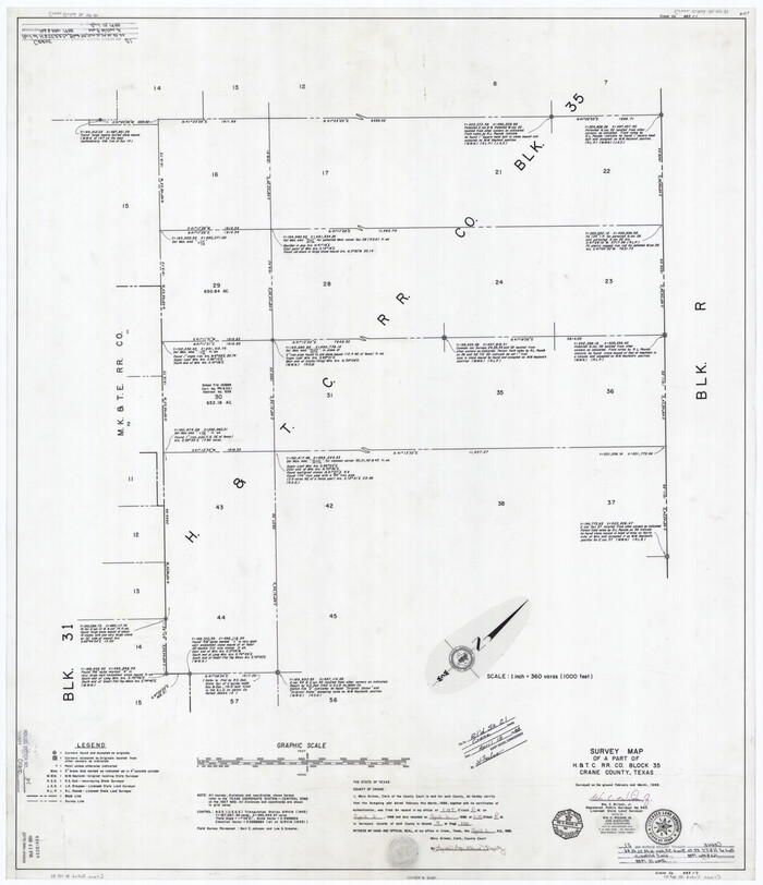 8685, Crane County Rolled Sketch 21, General Map Collection