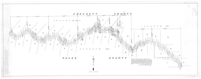 8689, Crockett County Rolled Sketch 5, General Map Collection