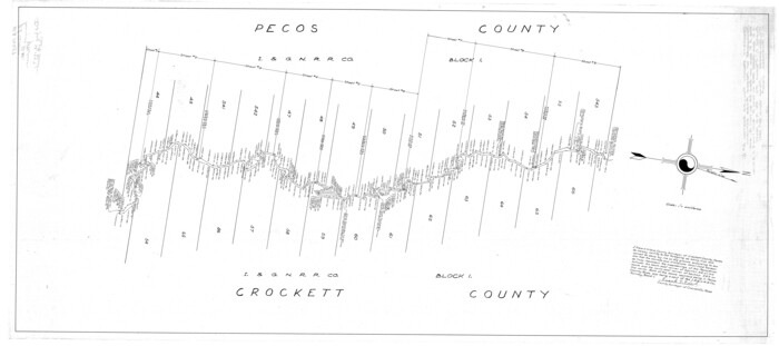 8690, Crockett County Rolled Sketch 6, General Map Collection