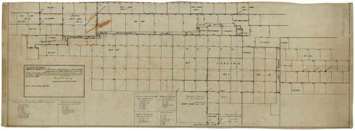 8692, Crockett County Rolled Sketch 27A, General Map Collection
