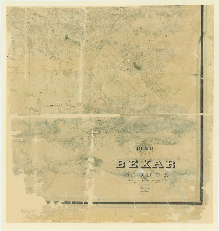87234, Map of Bexar County, General Map Collection