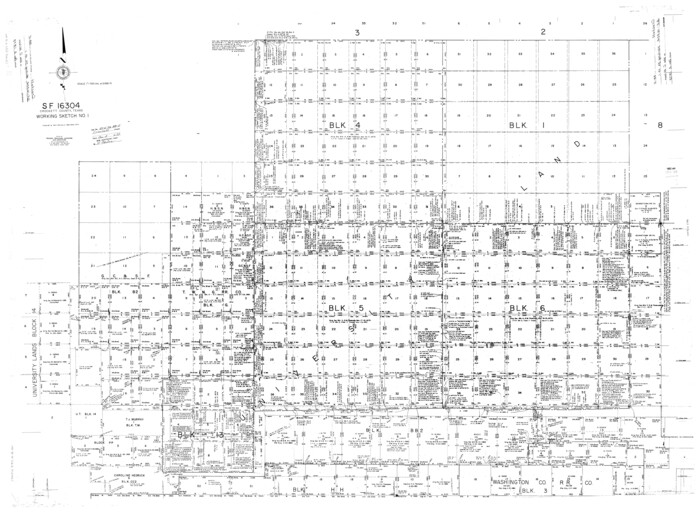 8730, Crockett County Rolled Sketch 88E, General Map Collection