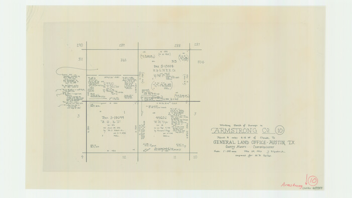 87354, Armstrong County Working Sketch 10, General Map Collection