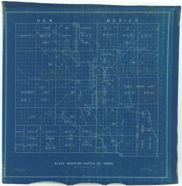 8743, Culberson County Rolled Sketch 14, General Map Collection