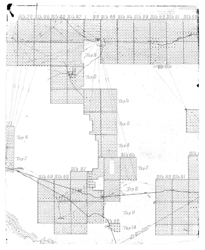 8748, Culberson County Rolled Sketch 31A, General Map Collection