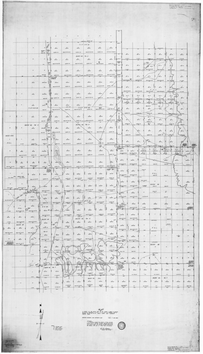 8758, Culberson County Rolled Sketch 57, General Map Collection