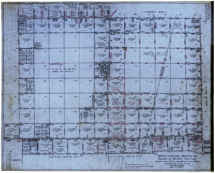 8773, Dawson County Rolled Sketch 9, General Map Collection