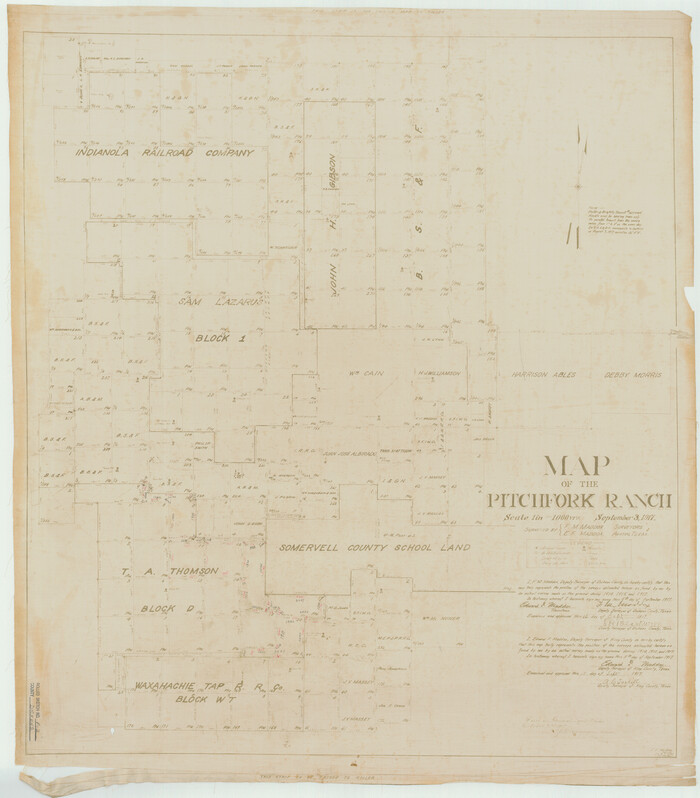 8784, Dickens County Rolled Sketch P2, General Map Collection