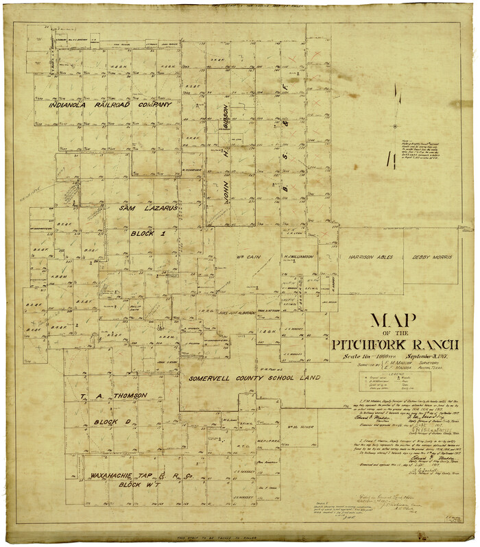 8785, Dickens County Rolled Sketch P3, General Map Collection