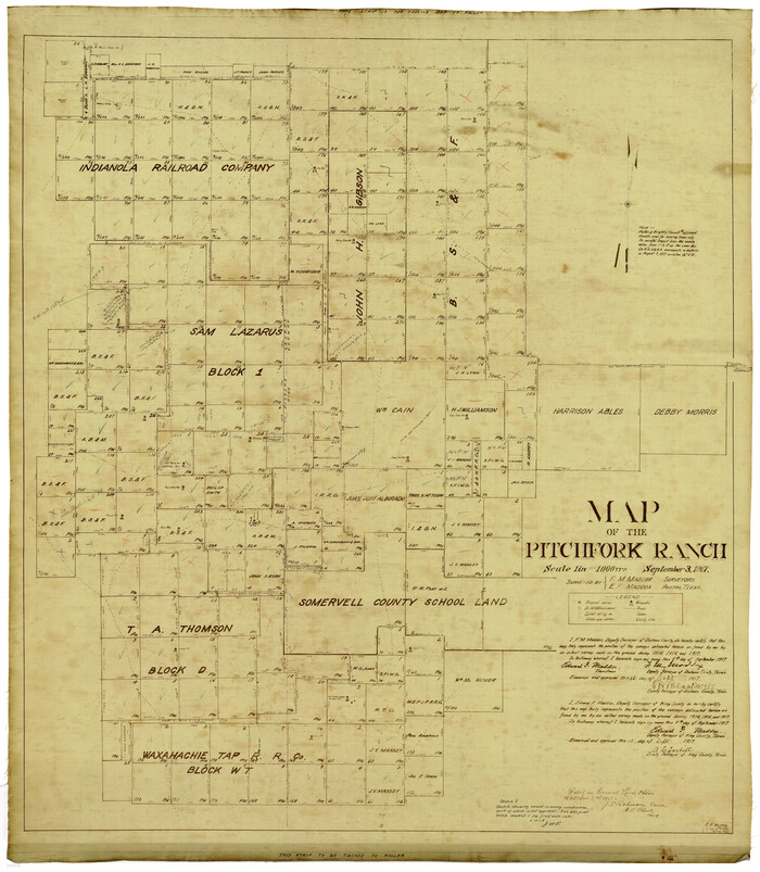 8785, Dickens County Rolled Sketch P3, General Map Collection