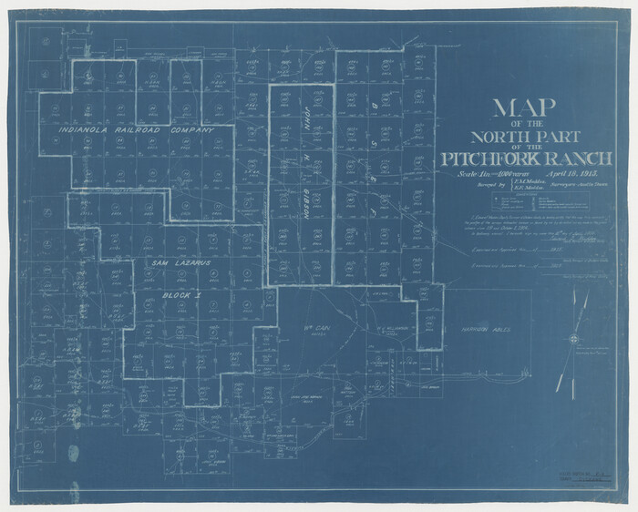 8786, Dickens County Rolled Sketch P4, General Map Collection
