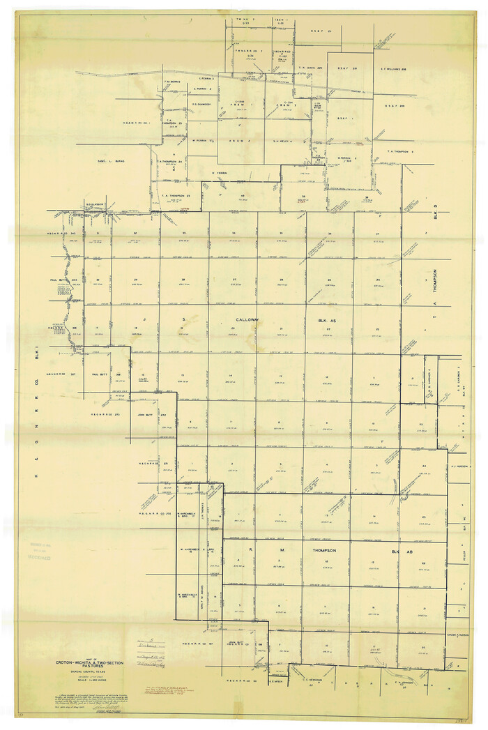 8787, Dickens County Rolled Sketch 5, General Map Collection