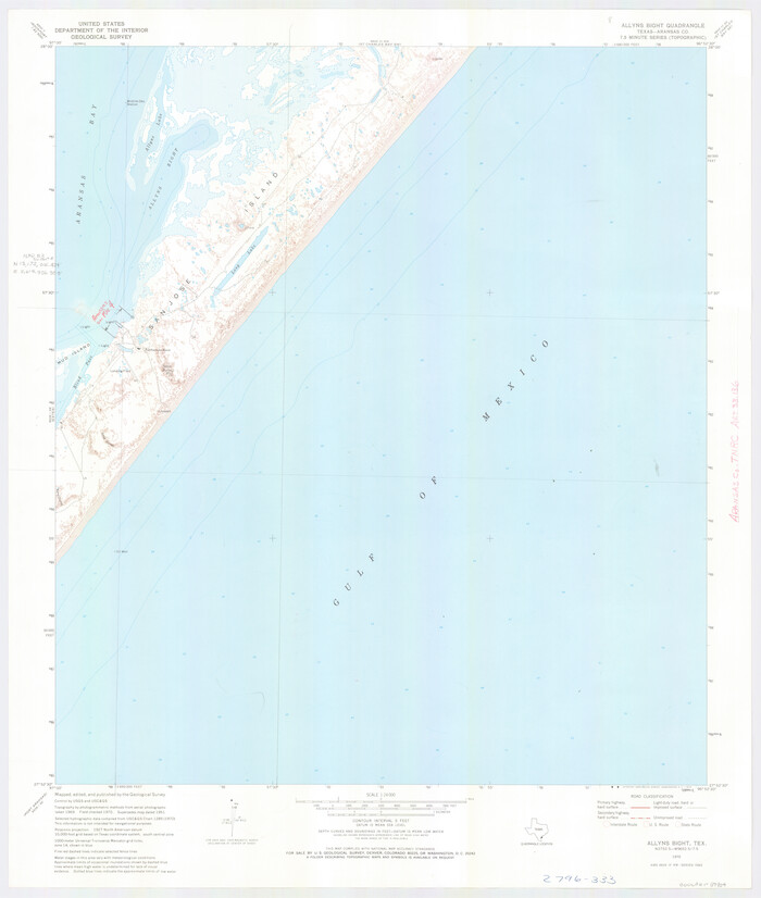 87904, Aransas County NRC Article 33.136 Location Key Sheet, General Map Collection