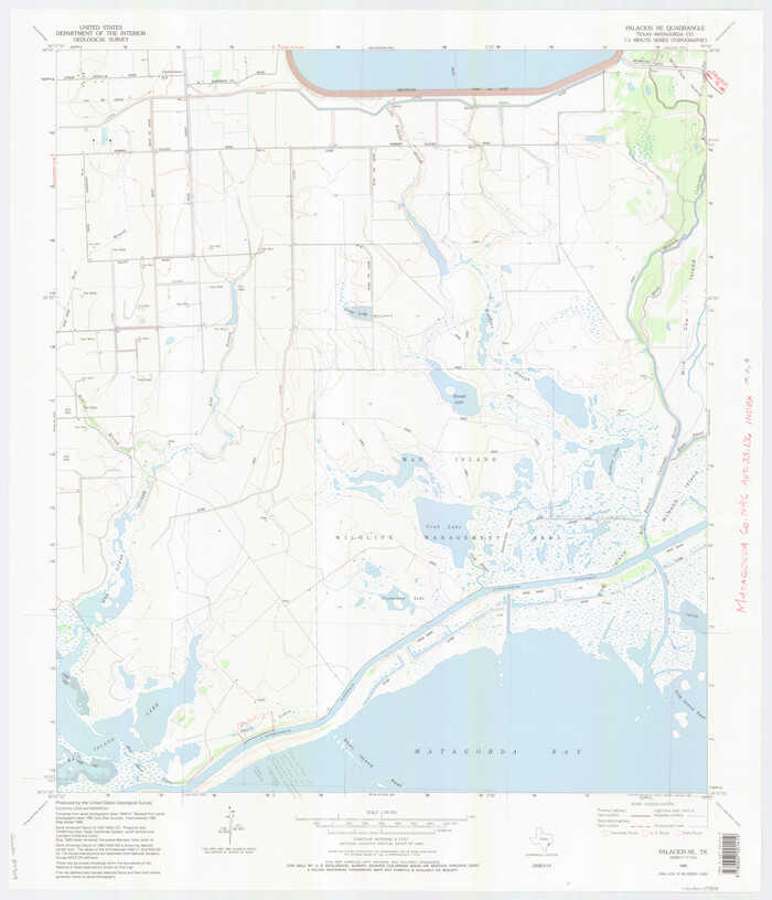 87909, Matagorda County NRC Article 33.136 Location Key Sheet, General Map Collection