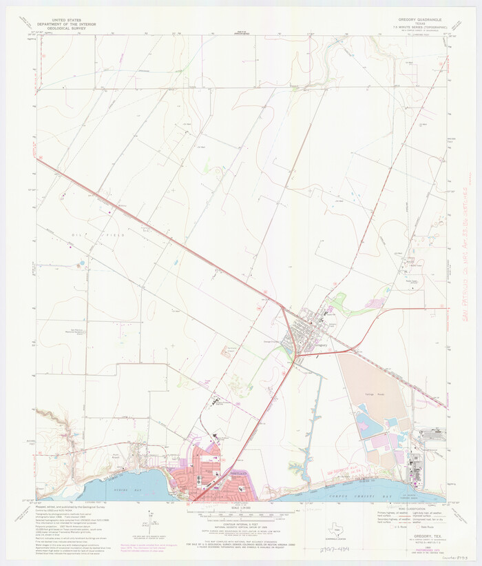 87913, San Patricio County NRC Article 33.136 Location Key Sheet, General Map Collection