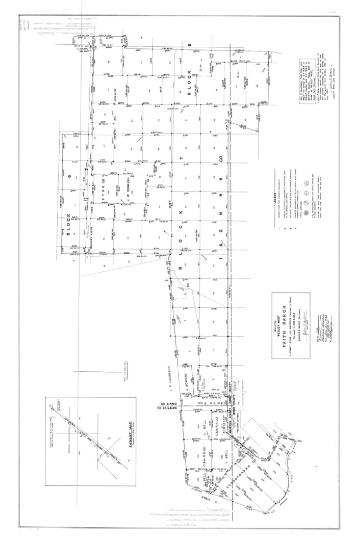 8798, Dimmit County Rolled Sketch 16, General Map Collection