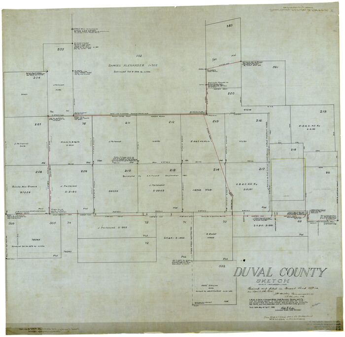 8808, Duval County Rolled Sketch E, General Map Collection