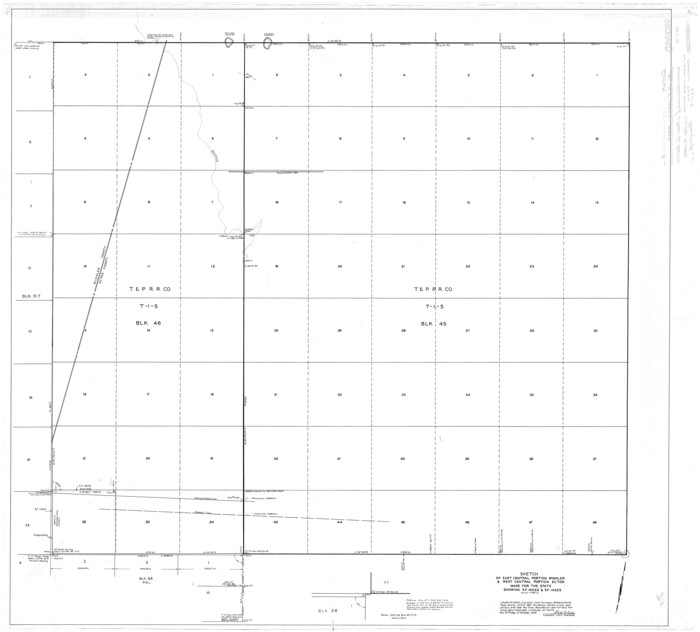 8837, Ector County Rolled Sketch 9, General Map Collection
